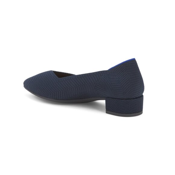 ROTHY'S Navy The High Point Comfort Heeled Sandals - Picture 2 of 2